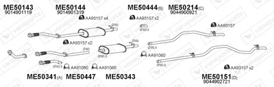 Sistema de gases de escape Mercedes-Benz SPRINTER 4-t Van · Mercedes-Benz SPRINTER 4-t Platform/Chassis
