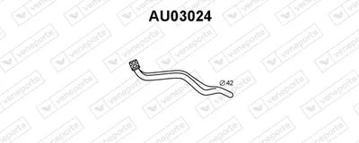 Tubo de escape Audi 80 B1 Saloon · Audi 80 B2 Saloon · Audi COUPE B2