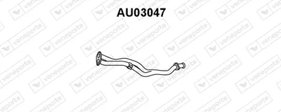 Tubo de escape Audi 80 B2 Saloon · Audi 80 B3 Saloon · Vw PASSAT B2