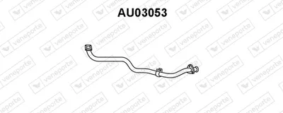 Tubo de escape Audi 80 B2 Saloon