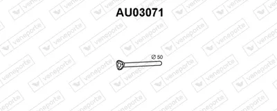 Tubo de escape Audi 100 C2 Saloon · Audi 100 C2 Avant