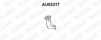 Tubo de escape VENEPORTE AU03317