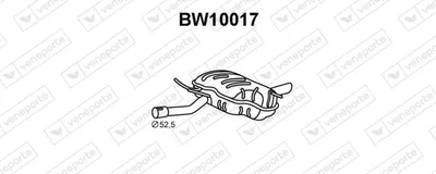Silenciador posterior Bmw 3 Compact