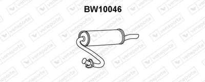 Silenciador posterior Bmw 3