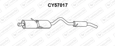 Silenciador posterior Chrysler VOYAGER / GRAND VOYAGER III