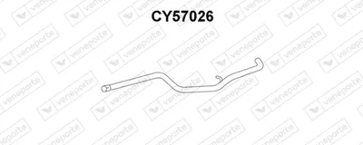Tubo de escape VENEPORTE CY57026