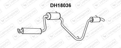 Silenciador posterior Daihatsu MOVE