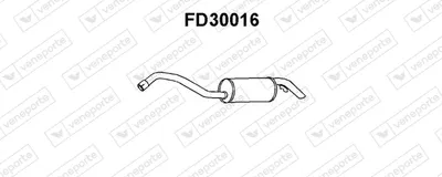 Silenciador posterior Ford ESCORT V Turnier · Ford ESCORT V Saloon · Ford ORION III