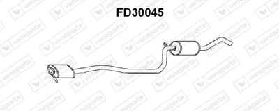 Presilenciador Ford FIESTA III