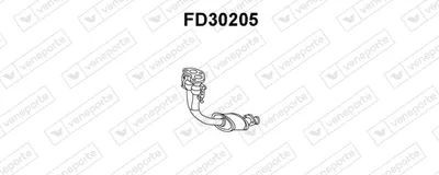 Tubo de escape Ford FIESTA II