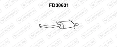 Silenciador posterior Ford Usa PROBE II