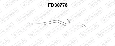 Tubo de escape VENEPORTE FD30778