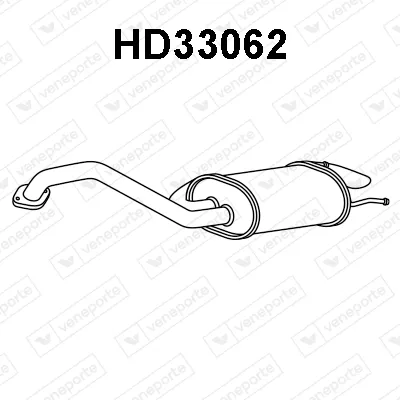 Silenciador posterior Honda JAZZ III