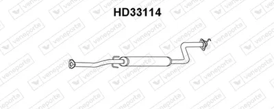 silenciador del medio Honda CIVIC VI Fastback · Honda CIVIC VI Hatchback · Honda CIVIC VI Coupe