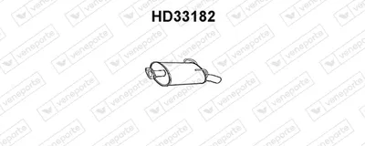 Silenciador posterior Honda CR-V I