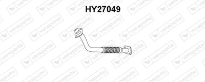 Tubo de escape Hyundai H100 Bus · Hyundai H100 Van
