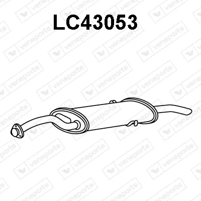 Silenciador posterior Lancia THEMA · Lancia THEMA SW