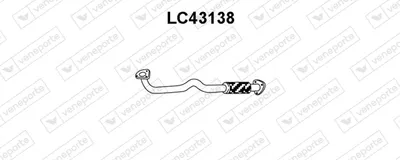 Tubo de escape VENEPORTE LC43138