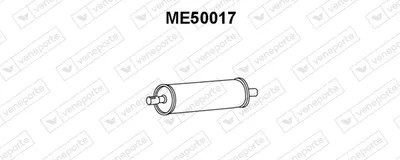 Silenciador posterior Mercedes-Benz T1 Platform/Chassis
