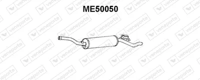 Silenciador posterior Mercedes-Benz 123 T-Model