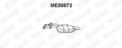 silenciador del medio Mercedes-Benz 124 Saloon · Mercedes-Benz E-CLASS