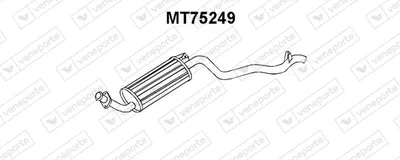 Silenciador posterior Mitsubishi PAJERO I Canvas Top