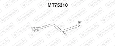 Tubo de escape Mitsubishi LANCER IV · Mitsubishi LANCER IV Hatchback