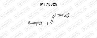 silenciador del medio Mitsubishi CARISMA · Mitsubishi CARISMA Saloon