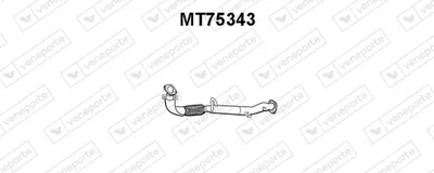 Tubo de escape Mitsubishi SPACE STAR MPV