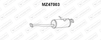 Silenciador posterior Mazda B-SERIE