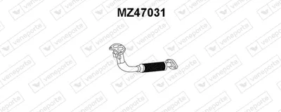 Tubo de escape VENEPORTE MZ47031