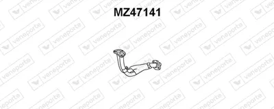 Tubo de escape VENEPORTE MZ47141