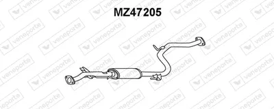 Presilenciador Mazda 323 S V