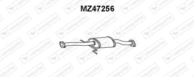 silenciador del medio Mazda 626 III Station Wagon · Mazda 626 III · Mazda 626 III Hatchback