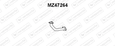 Tubo de escape Mazda 323 C V · Mazda MX-3