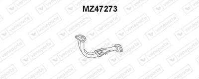 Tubo de escape Mazda 323 II Saloon · Mazda 323 III Hatchback · Mazda 323 III Saloon