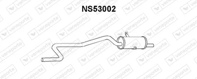 Silenciador posterior Nissan MICRA I