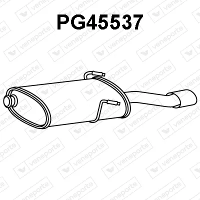 Silenciador posterior Peugeot 406 Break
