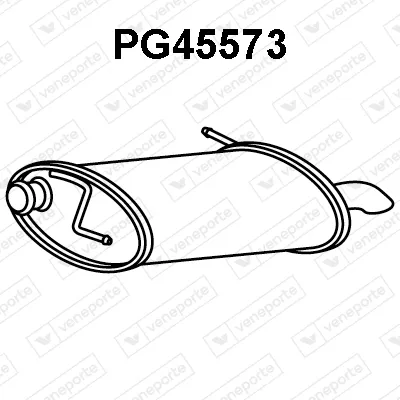 Silenciador posterior Peugeot 605