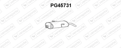 Silenciador posterior Peugeot 306
