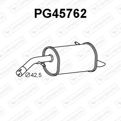 Silenciador posterior Citroën C3 II · Citroën C4 CACTUS · Citroën C3 III