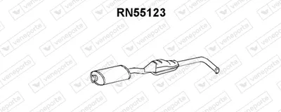Presilenciador Renault CLIO I