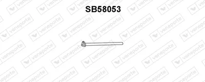 Tubo de escape VENEPORTE SB58053
