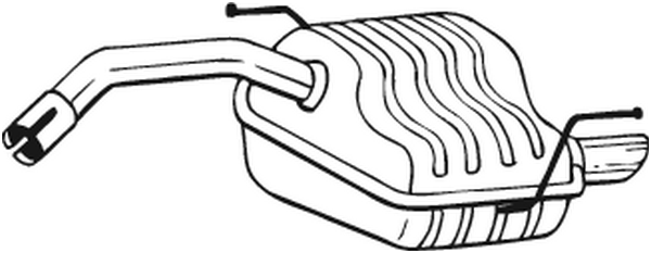 Silenciador posterior Alfa Romeo 147