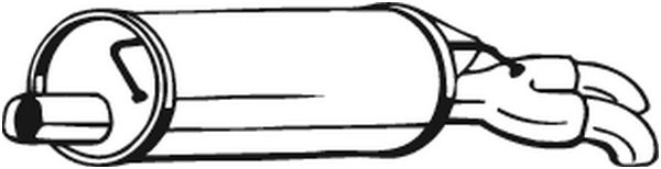 Silenciador posterior Audi A6 C5 · Audi A6 C5 Avant