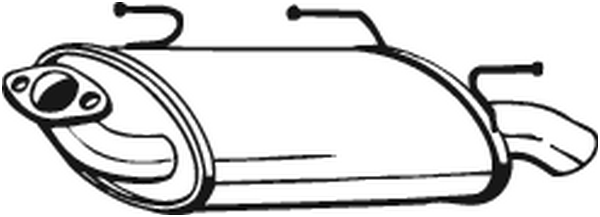 Silenciador posterior Nissan ALMERA II Hatchback