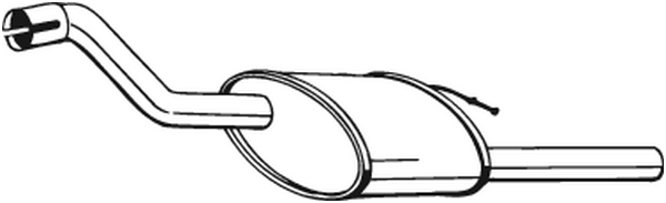 Silenciador posterior Ford FOCUS I Turnier · Ford FOCUS I Estate Van