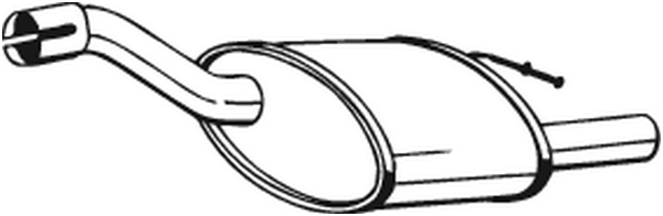 Silenciador posterior Ford FOCUS I