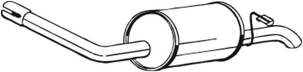 Silenciador posterior Ford SIERRA II Hatchback · Ford SIERRA II · Ford SIERRA I Hatchback