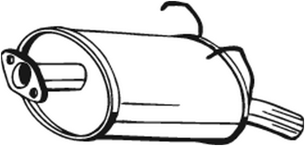 Silenciador posterior Honda CR-V I